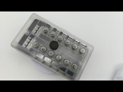 Caja de fusibles de cuchillas estándar con barras de bus positivo y negativo - Caja de fusibles de 12 vías con bus negativo