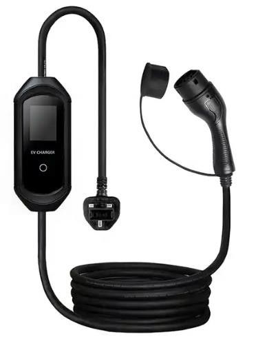 IP55 Tipo 2 cargadores de vehículos eléctricos portátiles 3.5KW 7KW para el hogar ligero y fácil de instalar