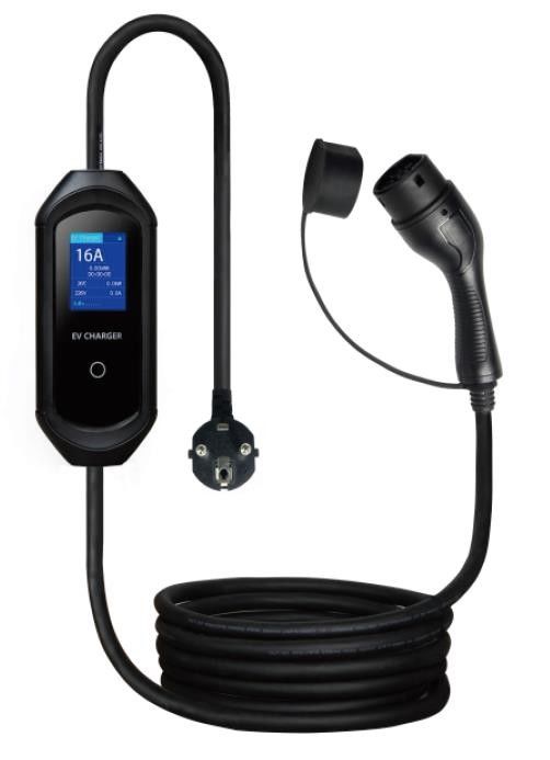 IP55 Tipo 2 cargadores de vehículos eléctricos portátiles 3.5KW 7KW para el hogar ligero y fácil de instalar