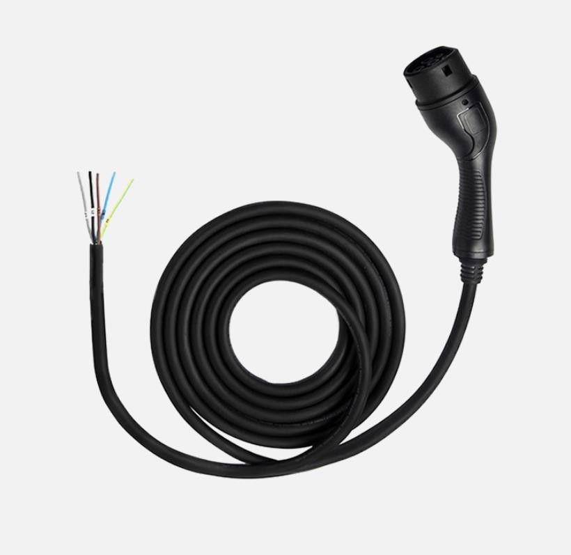 Tipo 2 cable de extensión del cordón del cargador del coche eléctrico monofásico 16A/32A