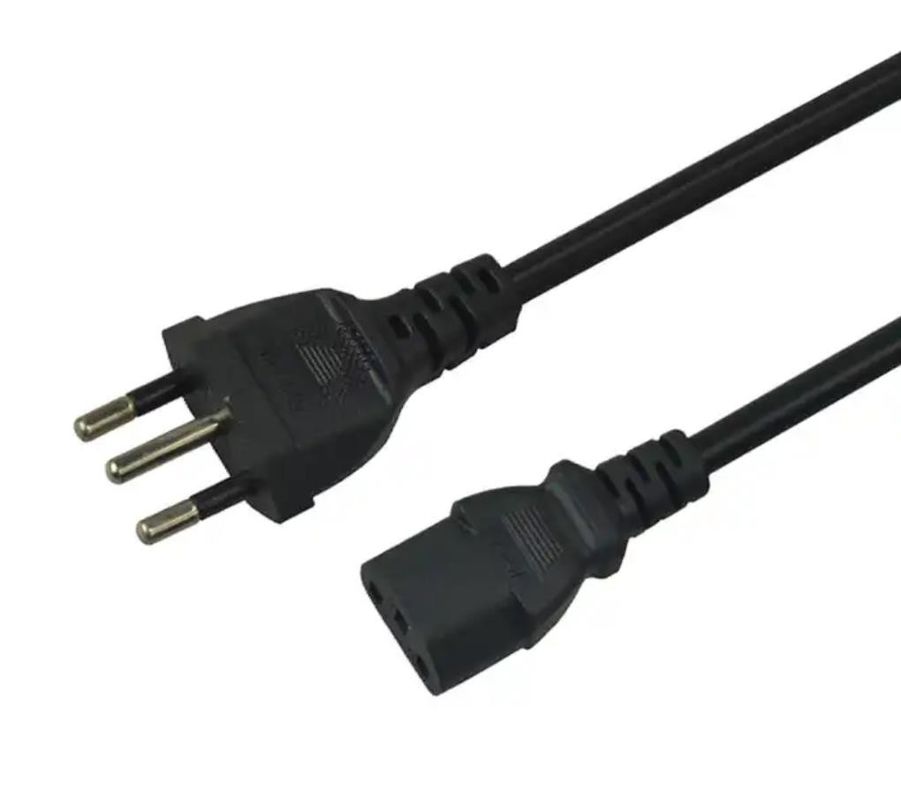 Cable de alimentación modificado para requisitos particulares del Brasil cable del cable de alimentación de CA del 1,5m/del 1,8m/de los 2m