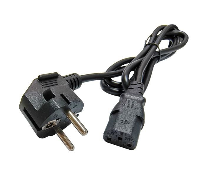 Cable eléctrico negro de América el 1,5 M cable del cable de alimentación del ordenador portátil de 3 pines