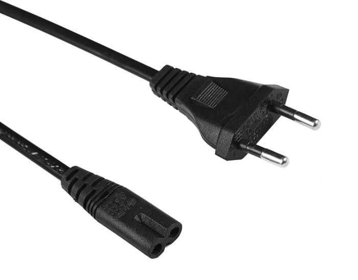 Cable eléctrico negro de América el 1,5 M cable del cable de alimentación del ordenador portátil de 3 pines