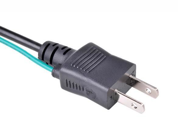 Cables de alimentación internacionales de 6 pies Cables de alimentación japoneses de 125 V y 2 pines