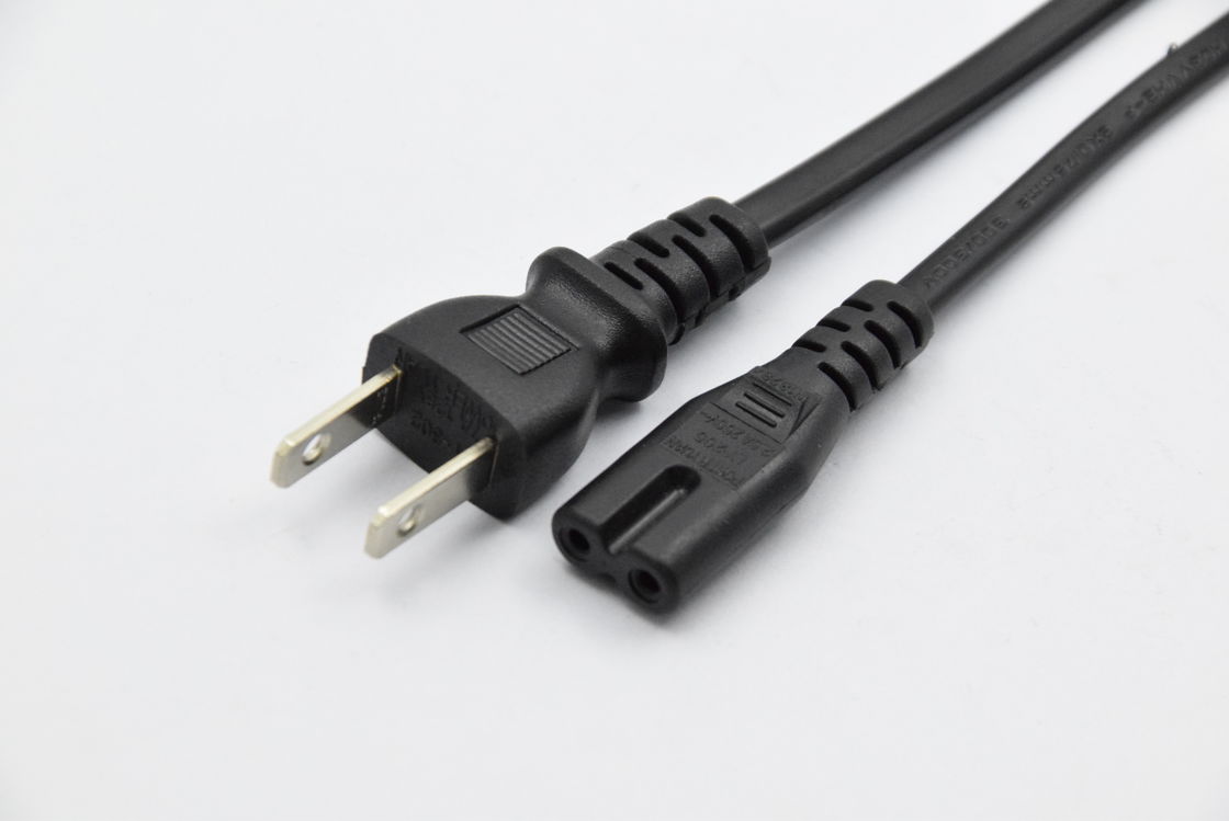 Tipo cable de transmisión de la extensión de C13 18awg del cable eléctrico de la nema Japón del PVC