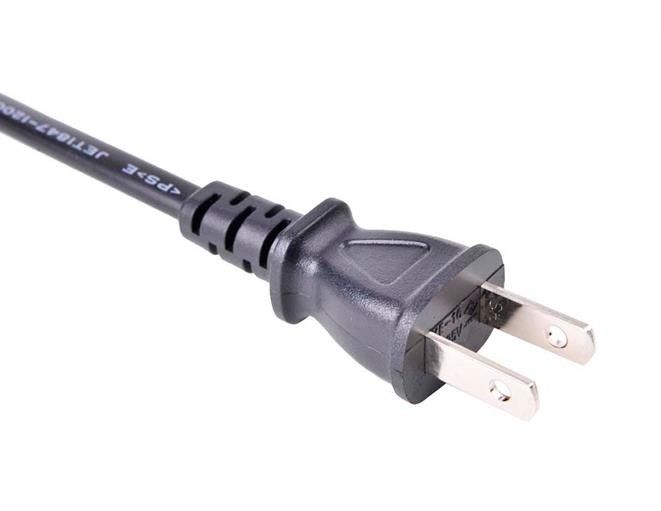 Tipo cable de transmisión de la extensión de C13 18awg del cable eléctrico de la nema Japón del PVC