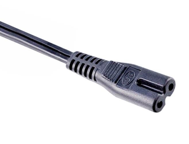 Tipo cable de transmisión de la extensión de C13 18awg del cable eléctrico de la nema Japón del PVC