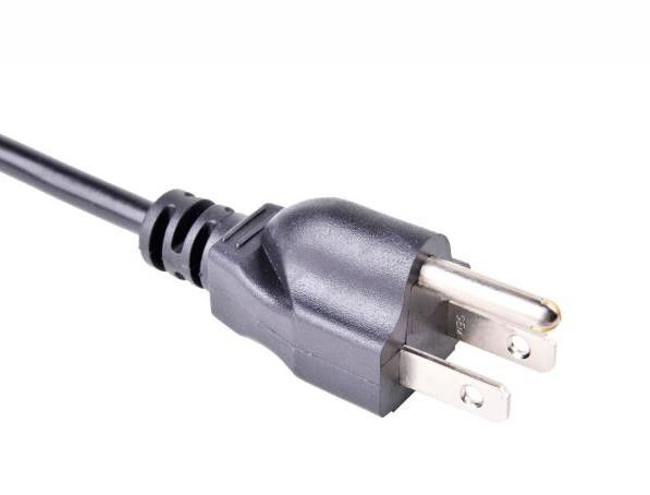 AWG del cable de transmisión de la extensión de los corazones del enchufe 3 de los cables de corriente alterna tres de 300V Japón 18