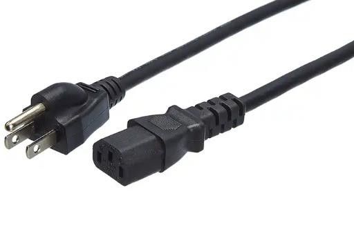 Los cables eléctricos del IEC LOS E.E.U.U. impermeabilizan 250V 3 Pin Computer Ac Power Cable