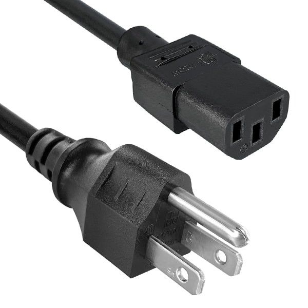 Los cables eléctricos del IEC LOS E.E.U.U. impermeabilizan 250V 3 Pin Computer Ac Power Cable