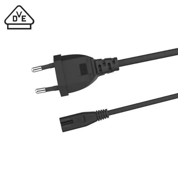 Pin eléctrico ligero flexible del cable de extensión 2 de los cables de corriente alterna de la UE