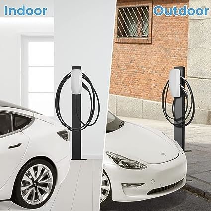 Fabrica mayorista de cargadores de vehículos eléctricos pilar de acero soporte montado en el suelo estaciones de carga soporte columna