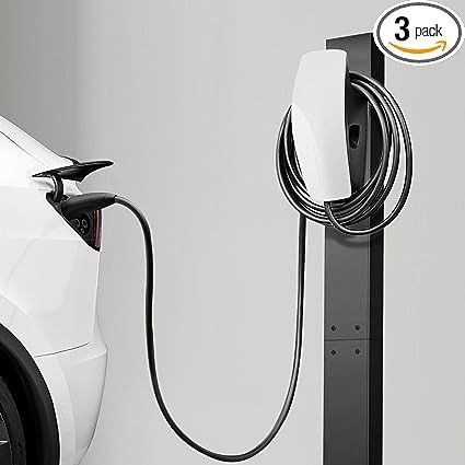 Fabrica mayorista de cargadores de vehículos eléctricos pilar de acero soporte montado en el suelo estaciones de carga soporte columna