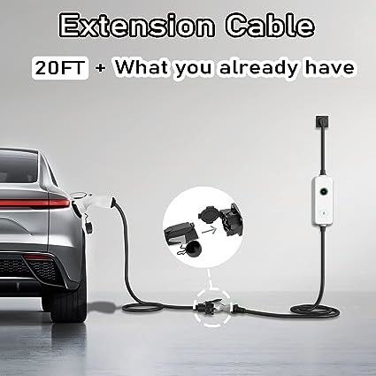 Nuevo de la fábrica potente cable de extensión EV cargador Ip55 J1772 cable de extensión
