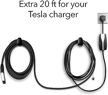 el PVC del cable del cable de extensión del cargador de 240V EV añade de largo 20 pies adicionales