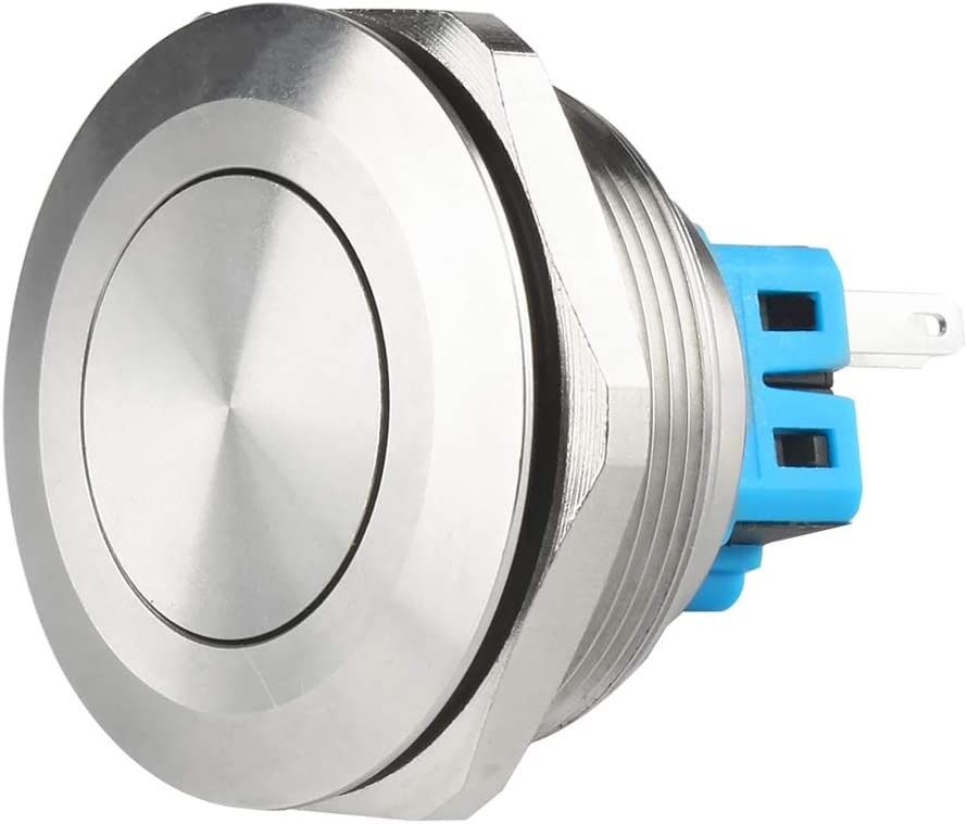 El poder en del botón del metal cambia el tipo iluminado 30m m del anillo LED