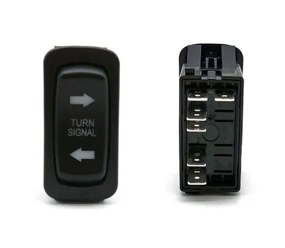 Interruptor de rocker de automóvil estilo Carling 12v 20a 24v 10a Cobertura roja Luz LED roja Tablero de instrumentos de mando Advertencia de emergencia de peligro