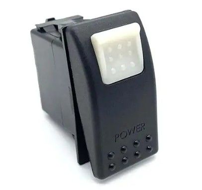 Dc 24v 10a 20a Safety Rocker Switch Car Boat Marine Toggle Impresión láser 12v