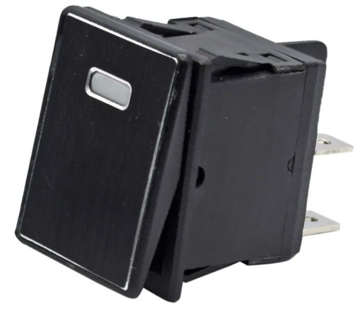 DC 12V 20A Push Button LED Panel metálico de aluminio 4PIN ON OFF Rocker Switch para el coche barco RV