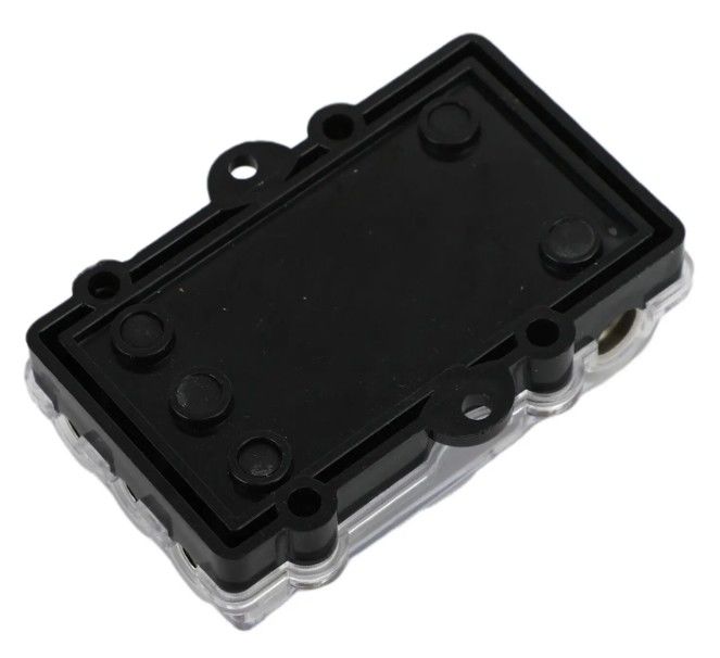 3Way Mini Car ANL Blade Fuse Holder Stereo Audio Distribución de energía Bloque de 60 Amp Fuse Holder Panel de montaje