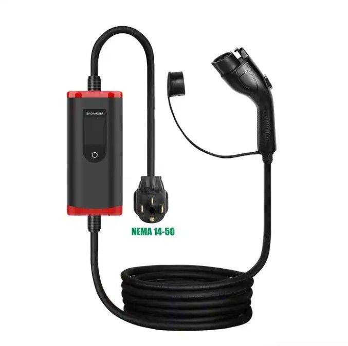 IP65 16A-40A personalizado ajustable SAE J1772 Tipo 1 Cargador de automóviles EV portátil Estación de carga portátil