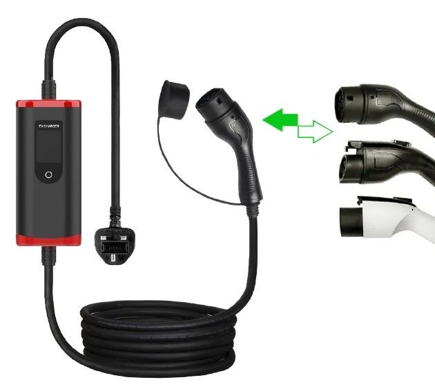 16A 32A 40A Cargador para vehículos eléctricos 3.5kw 7kw 9kw Cargador para vehículos eléctricos domésticos portátil