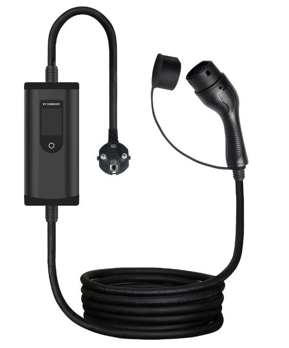 Carro eléctrico 32A 7Kw TIPO 2 Estación de carga Ev Cargador portátil Ev con pantalla ajustable