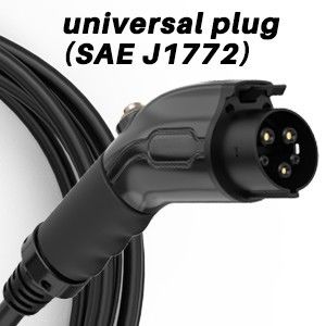 Tipo 1 SAE J1772 16A 32A 40A Cargador EV portátil con certificaciones UL&CE&FCC&ROHS