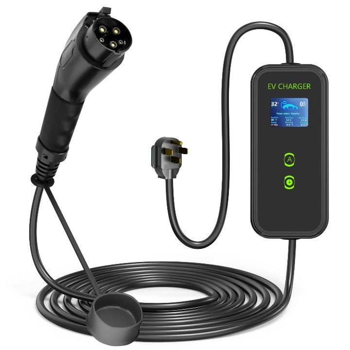 Tipo 1 SAE J1772 16A 32A 40A Cargador EV portátil con certificaciones UL&CE&FCC&ROHS