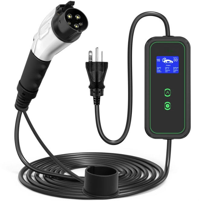 Tipo 1 SAE J1772 16A 32A 40A Cargador EV portátil con certificaciones UL&CE&FCC&ROHS