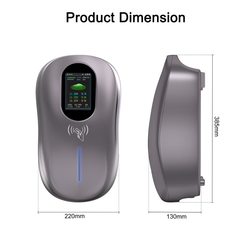 J1772 Cargadores para vehículos eléctricos de pared de 11 kW Cargador para automóviles eléctricos de tipo 1