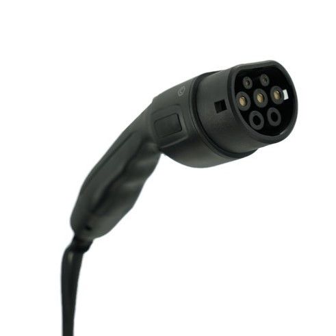 Cargadores de vehículos eléctricos portátiles de 7 kW con chaleco Tpe IEC 62196 Tipo 2 2.4 Cuota LCD CE TUV ROHS