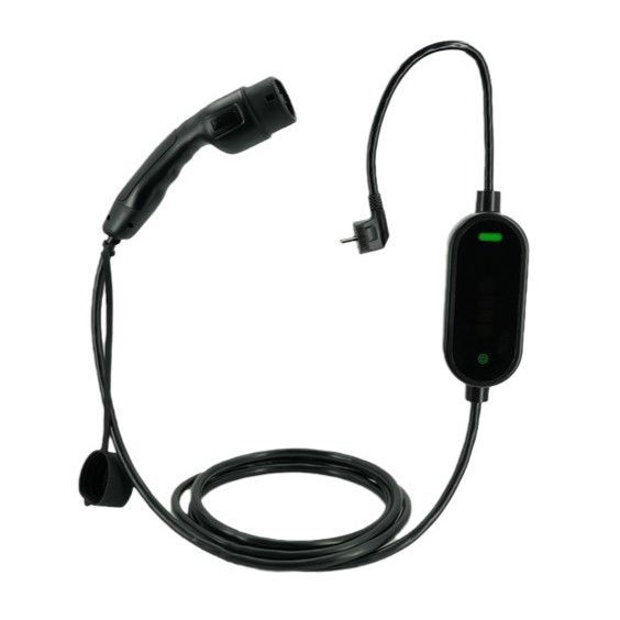 Cargadores de vehículos eléctricos portátiles de 7 kW con chaleco Tpe IEC 62196 Tipo 2 2.4 Cuota LCD CE TUV ROHS