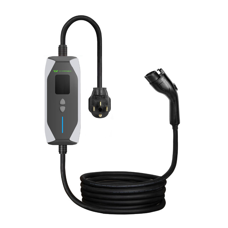 Cargador portátil de la emergencia EV 7KW cargador de New Energy EV del tipo 2 de 0,96 pulgadas