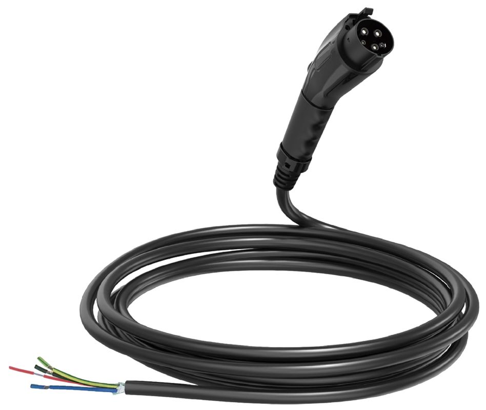 48A Corriente de 11kw Tipo1 J1772 Cable de carga de EV portátil Nivel 2 J1772 Cable de carga para automóviles