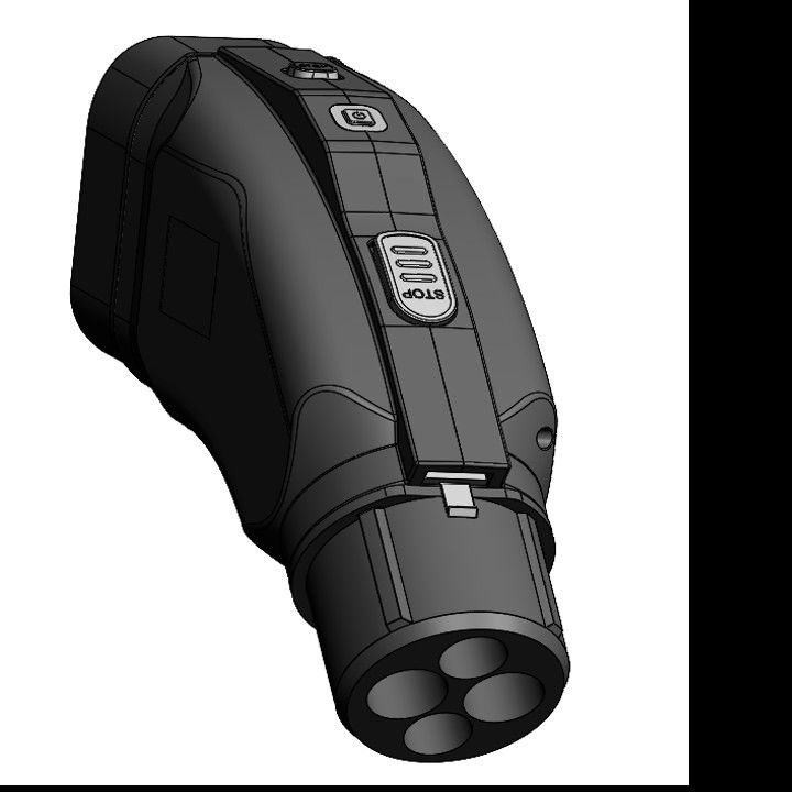 125A DC MAX 500V CCS2 a CHAdeMO Adaptador de CC rápido 50kw / 62.5kw / 100kw