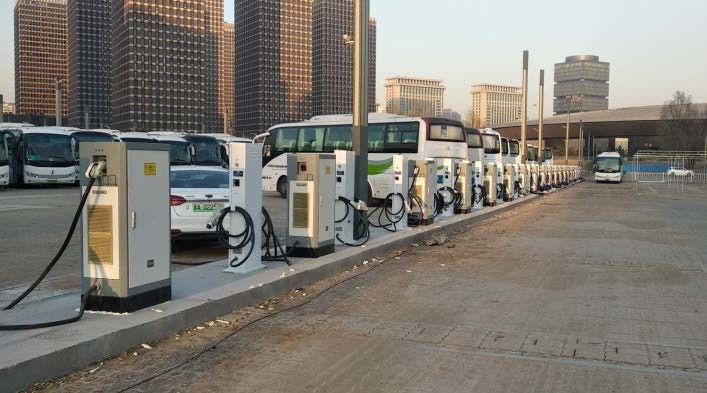 Dispositivo de carga de vehículos eléctricos de corriente continua de alta velocidad de 120 kW / 180 kW.6