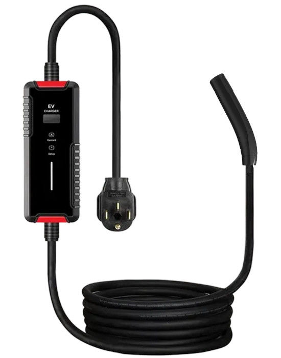 Cargadores eléctricos portátiles inteligentes de Tesla NACS EV 240V AC 16A/32A/40A SAE J3400 Cargador para automóviles eléctricos para el hogar