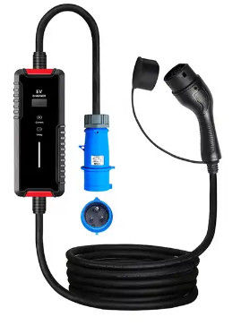 3.5KW 16A 7KW 32A Conector para aplicaciones domésticas Cargador eléctrico para automóviles Tipo 2 Ac Ev Cargador portátil