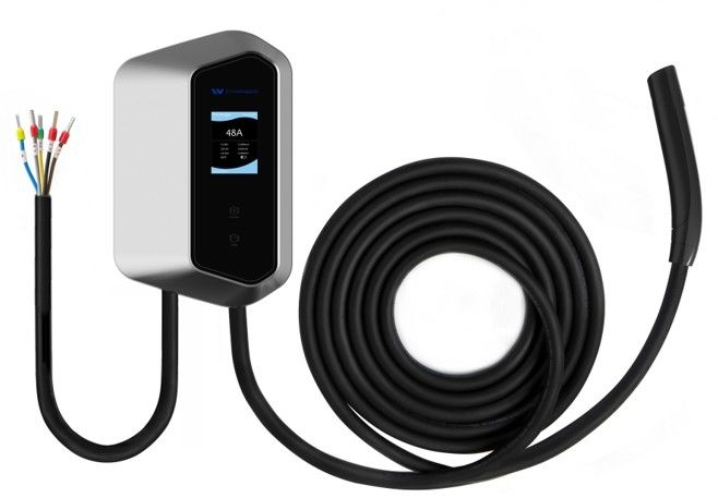 SAE J3400 Cable NACS con enchufe abierto 9kw 11kw SAE J1772 Tipo 1 Estación de carga de vehículos eléctricos Cargador de pared de vehículos eléctricos