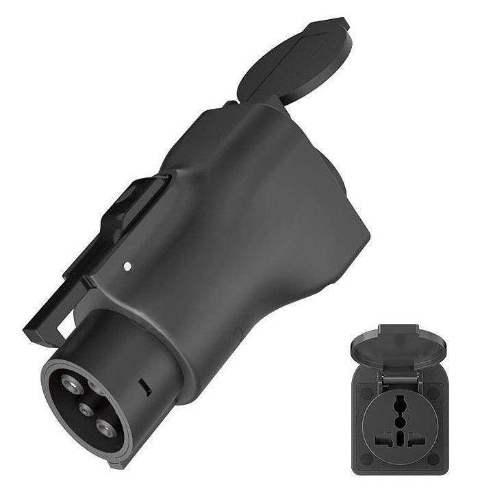 Adaptador de carga del vehículo J1772 Enchufe de conector Ev Adaptador de descarga Ev salida de descarga J1772