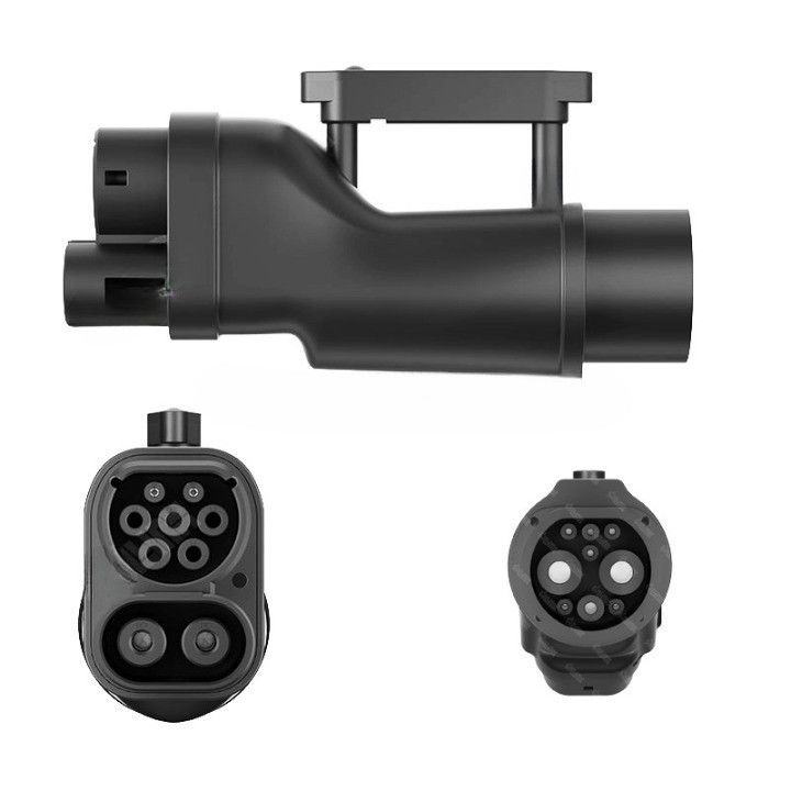 Pares del vehículo Accesorios Estación de carga Adaptador de EV GBT a CCS2 Adaptador de cargador de CC