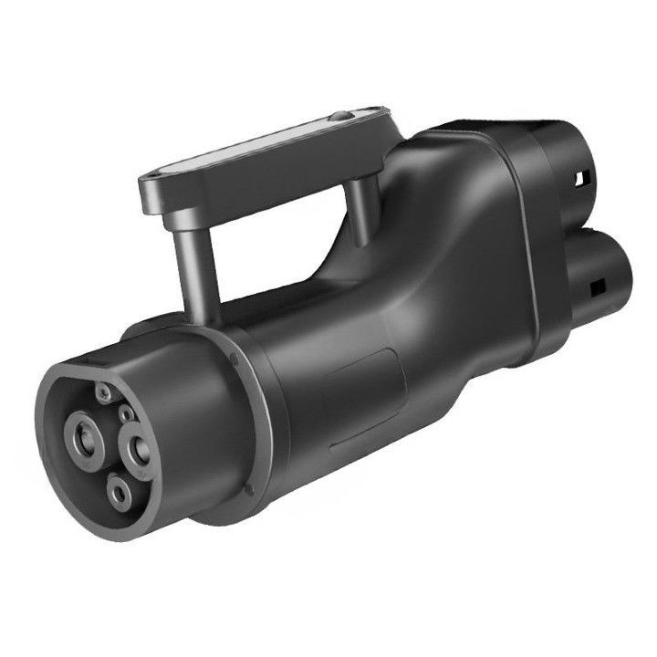 Pares del vehículo Accesorios Estación de carga Adaptador de EV GBT a CCS2 Adaptador de cargador de CC