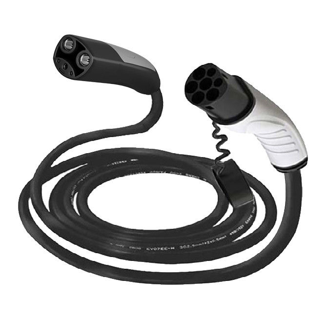 Nueva fábrica de venta directa 32A tipo 2 a Tesla EV Cargando el cable de extensión 20kw EV cargador