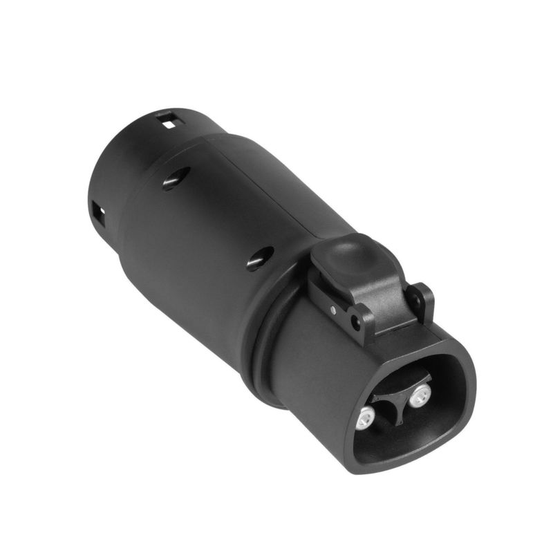 Adaptador de cargador de Tesla a Tipo 2 60A máximo Conector 14kw Ev enchufe Cargando rápido