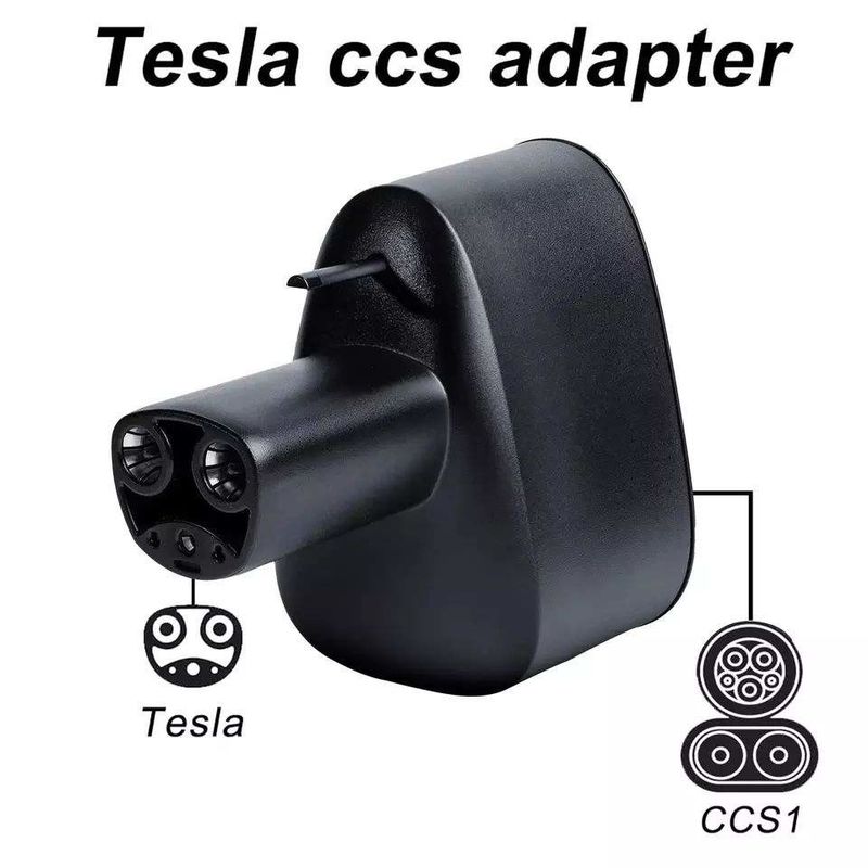 Conector de CC CCS1 para cargar Tesla EV 250KW rápidos Para el adaptador de carga de Tesla