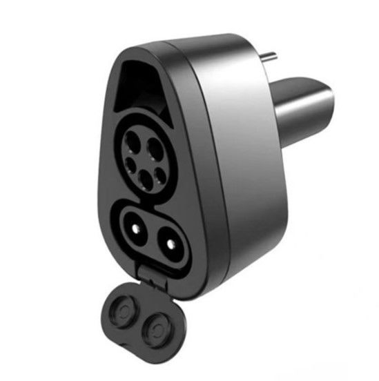 Carga rápida de CC J1772 CCS1 para el adaptador de carga de Tesla EV para el modelo S / X / 3 / Y de Tesla