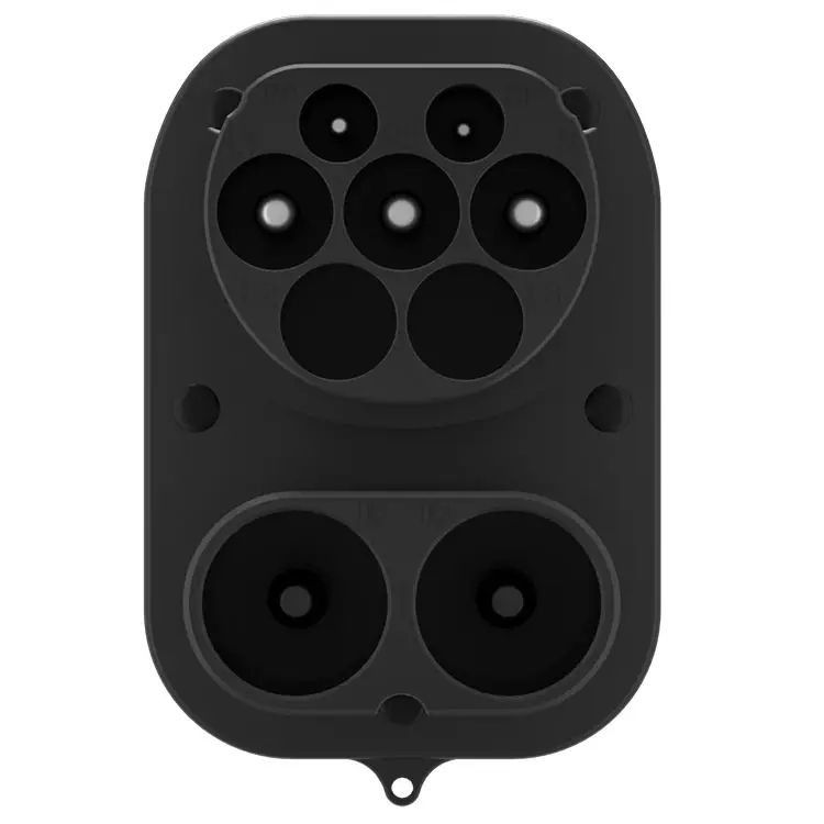 Europa CCS2 para cargar coches eléctricos de Tesla Adaptador de CC CCS2 para TESLA AC+DC