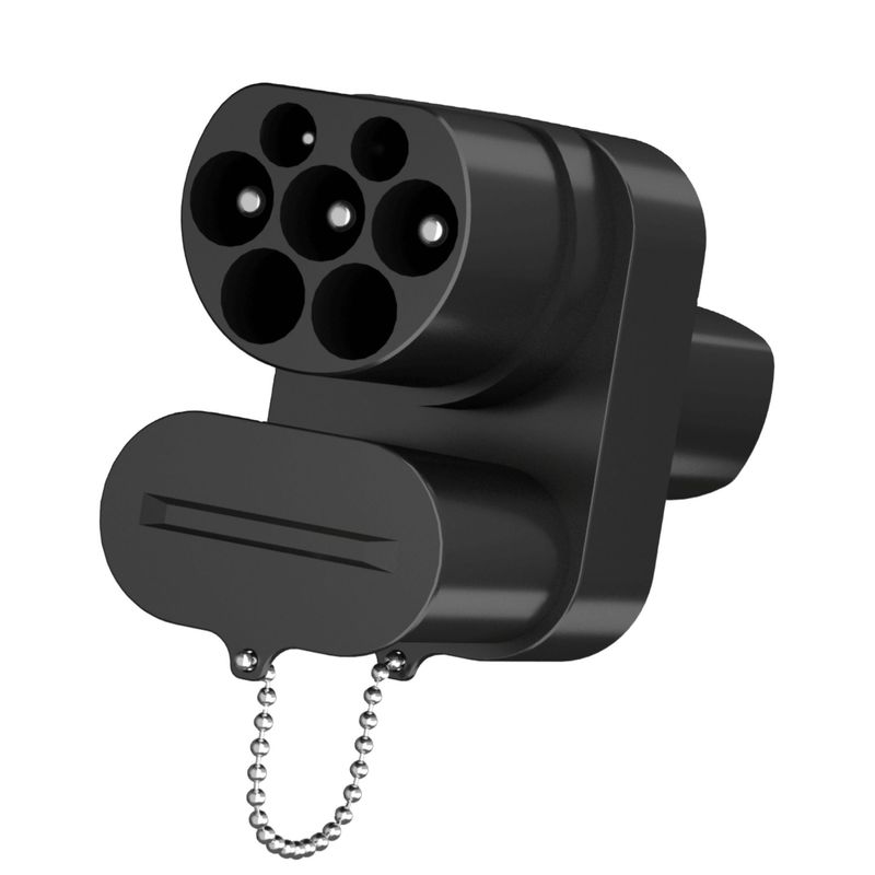 Europa CCS2 para cargar coches eléctricos de Tesla Adaptador de CC CCS2 para TESLA AC+DC