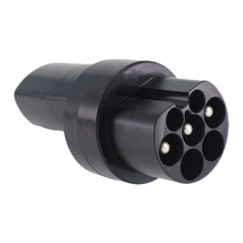 Conector de cargador de vehículos eléctricos tipo 2 para adaptador de cargador de vehículos eléctricos de Tesla